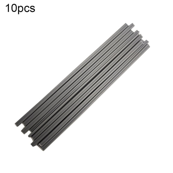 Farfi 10Pcs Plastic Welding Rod Good Tensile Strength Corrosion-resistant PP/PVC Different Specifications Straight Welding Rod for Factory (Grey,50cm)