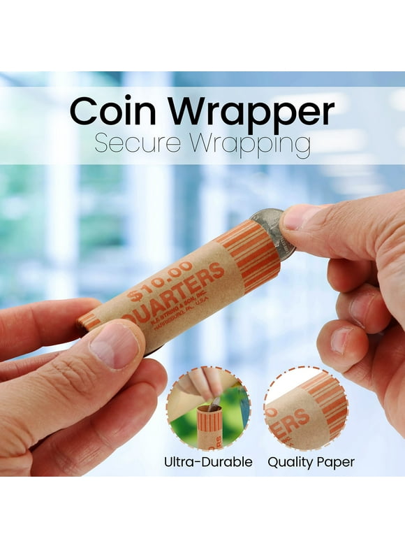 Coin Roll Wrappers in Money Handling