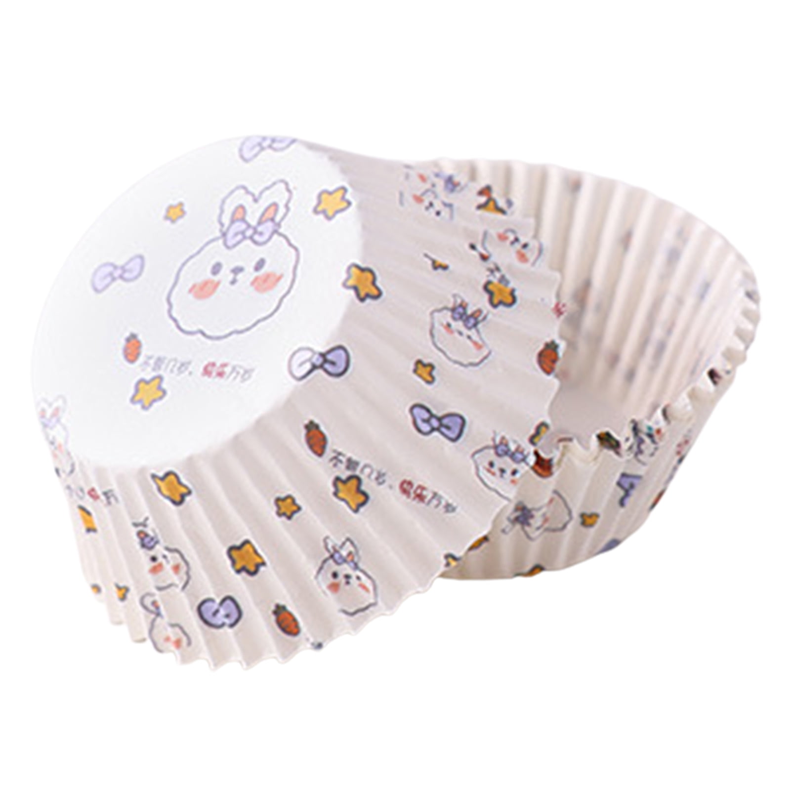 Farfi 125Pcs Muffin Cups Heat-resistant Oilproof Nonstick DIY ...