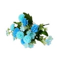 thumbnail image 1 of Farfi 1Pc Artificial Flower Carnation Garden DIY Party Wedding Arch Festival Decor (Blue), 1 of 13
