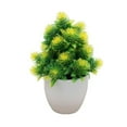 thumbnail image 1 of Farfi 1Pc Unfading Artificial Flower Easy to Maintain Mini Fake Bonsai Plant for Home Restaurant Hotel (Yellow), 1 of 13