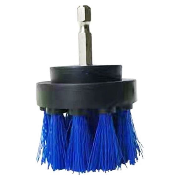 Farfi 2 inch Plastic Furniture Car Interiors Cleaning Dust Remover Power Drill Brush (Blue)