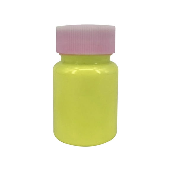 Farfi 20g Glow in Dark Fluorescent Powder Pigment Painting Nail Body Art Party Decor (Yellow)