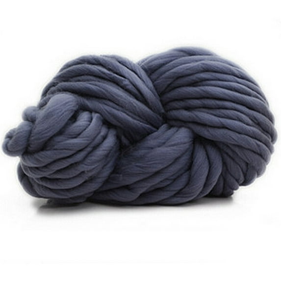 Farfi 250g Fashion Super Bulky DIY Hand Knitting Blanket Hats Warm Giant Thick Yarn (Type 8)