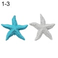 thumbnail image 1 of Farfi 2Pcs Fish Tank Ornament Mediterranean Resin Mini Starfish Aquarium Decoration (Blue Gray), 1 of 13