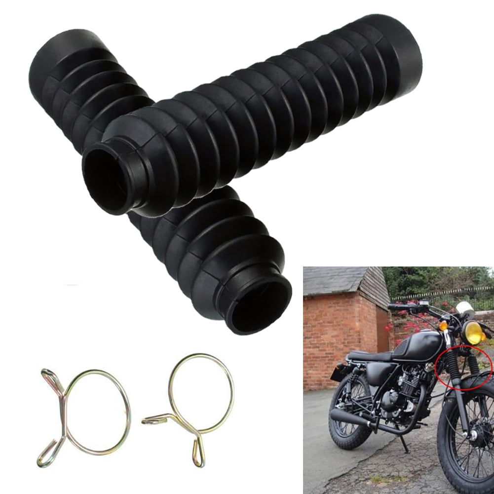 Farfi 2Pcs Motorcycle Dirt Bike Motorbike Front Fork Cover