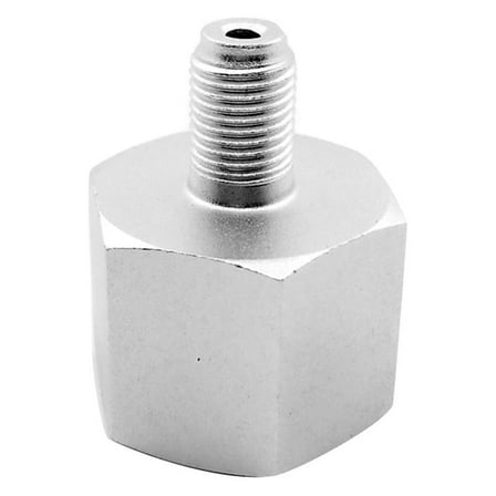 Farfi 3/8UNF-24 to CGA320 Soda Maker CO2 Cylinder Tank Refill Connector Adapter Kit (Silver)