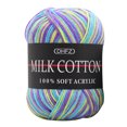 thumbnail image 1 of Farfi 3 Strands Colorful Cotton Crochet Knitting Baby Clothes Doll Sweater Woolen Yarn (Style 13), 1 of 13