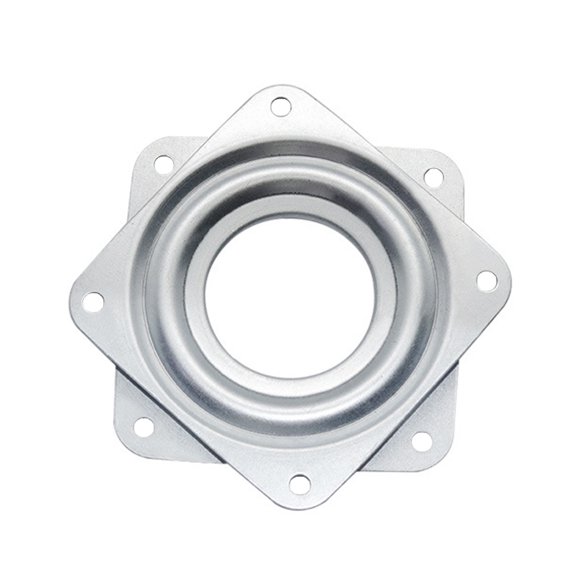 Farfi 3 inch 360 Degree Rotating Kitchen Cabinet Square Bearing Turntable Swivel Plate (3Inch)