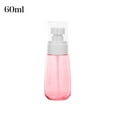 thumbnail image 1 of Farfi 30/60/80/100ml Liquid Soap Shampoo Lotion Shower Gel Pump Bottle Empty Dispenser (Transparent Pink,60ML), 1 of 13