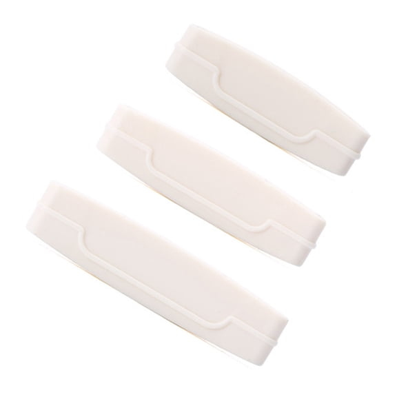 Farfi 3Pcs Toothpaste Squeezer Dental Cream Dispenser Kitchen Bathroom Decoration (White)