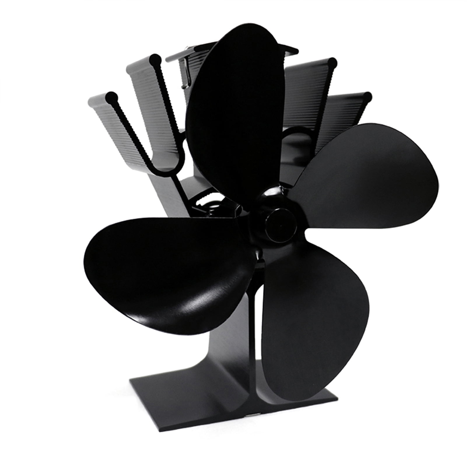 Heat Powered 4 Brass Colored Blade Stove Fan From Boone Hearth for