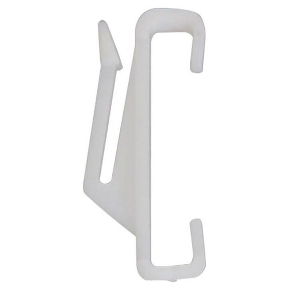 Farfi 40Pcs Window Curtain Rod Slide Rail Track Glider Drape Pole Runner Loop Hook (Type 2)