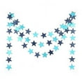 thumbnail image 1 of Farfi 4m Long Star String Paper Garland for Wedding Birthday Party Baby Shower Decor (Blue,13 ft), 1 of 12