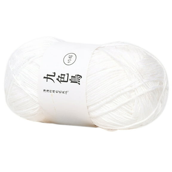 Farfi 50g Baby Thin Woolen Yarn Knitting Crochet Blanket Sweater Scarf DIY Material (Style 1)