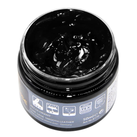 Farfi 50ml Leather Repair Cream Multipurpose Waterproof High Concentration Non-fading Long Lasting Refurbishing Natural Resin Sofa Leather Scratch Complementary Color Paste Home Use (Type A)