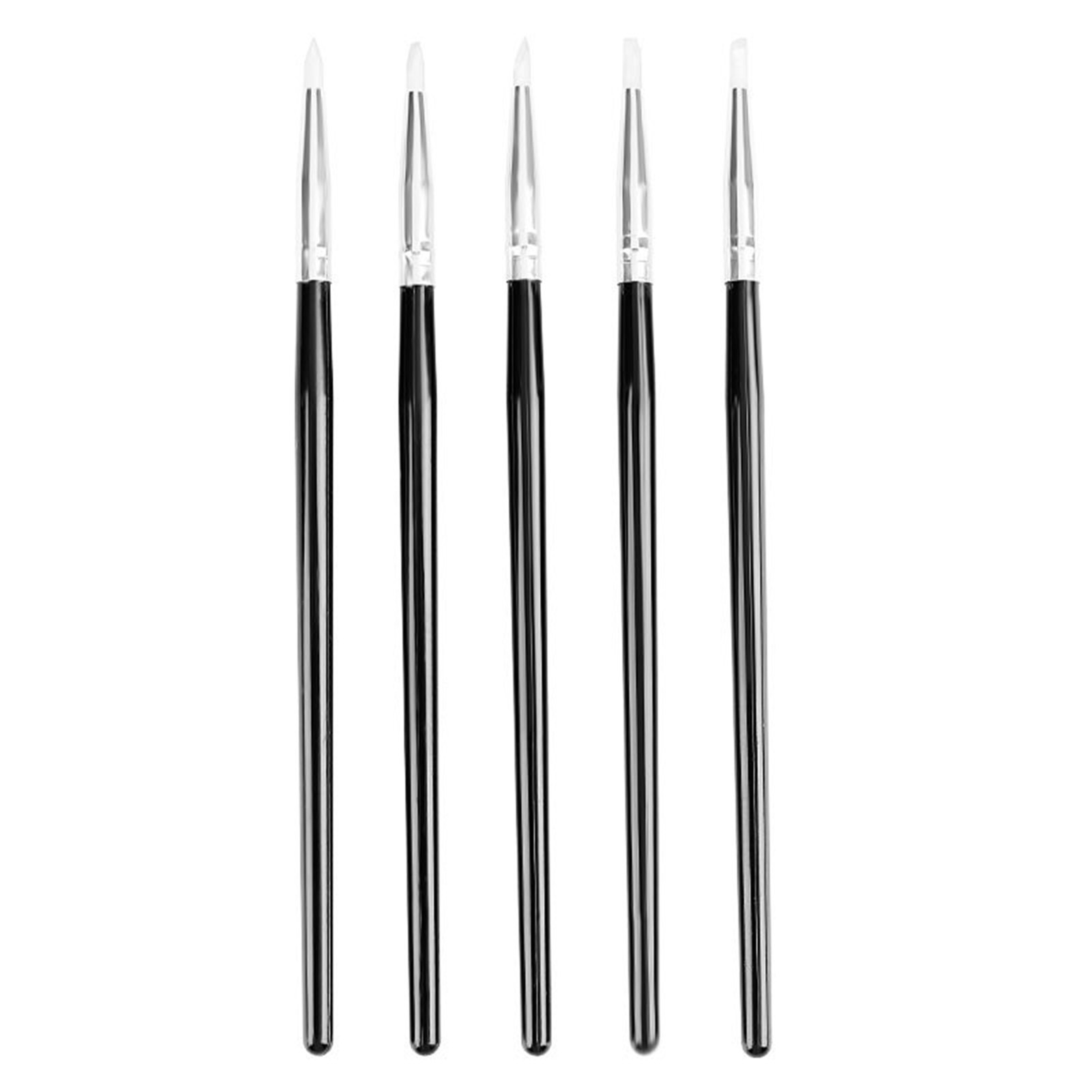 Farfi 5Pcs/Set Easycleaning Artist Dotting Pen Anticorrosion Interest