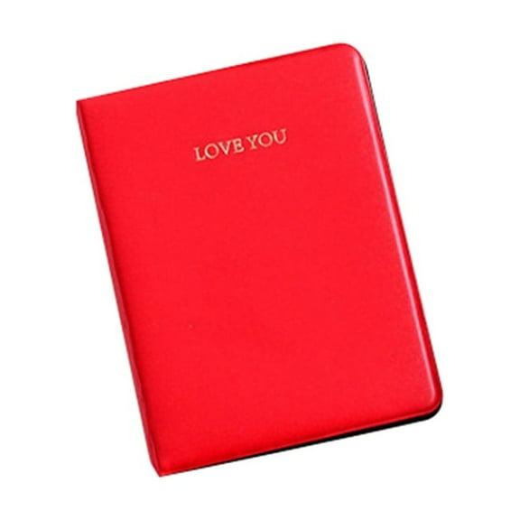 Farfi 64 Pockets LOVE YOU Photo Album Picture Holder for Polaroid Instax Mini (Red)