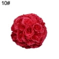 thumbnail image 1 of Farfi 7inch Artificial Rose Silk Flower Kissing Ball Wedding Party Mall DIY Decoration (Type 10), 1 of 13