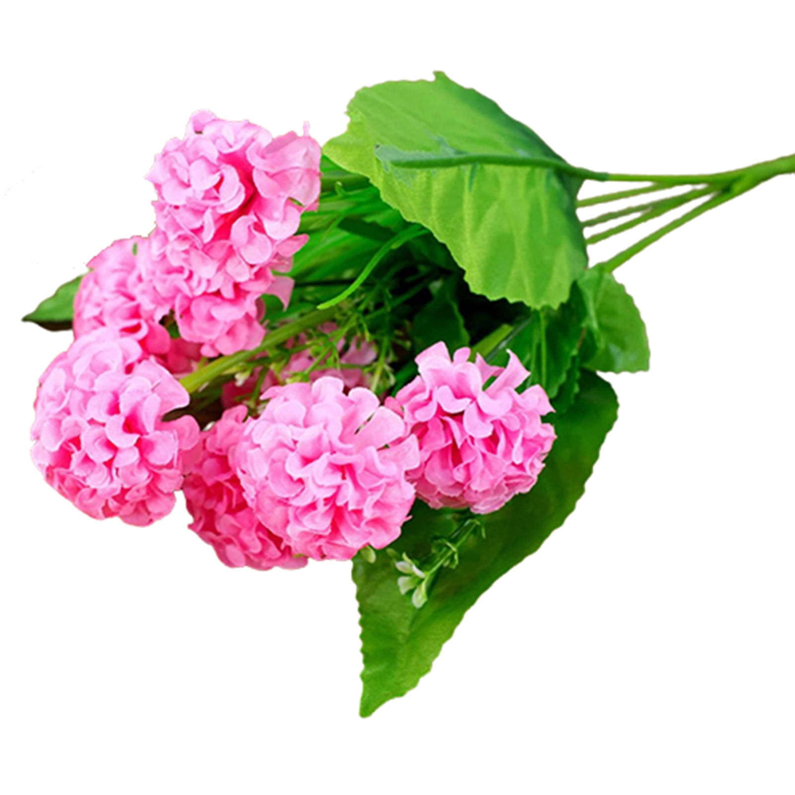 Farfi 9 Heads Artificial Hydrangea Bouquet Party Home Wedding Fake ...