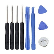 Farfi 9Pcs Mobile Phone Screwdriver Pry Opening Repair Tools Kit for iPhone X/8/7