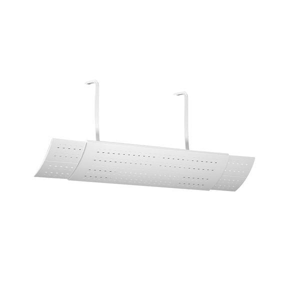 Farfi Air Conditioning Windshield Scalable Easy to Install Multi Small Holes Retractable Soft Wind AC Baffle Household Stuff (White)