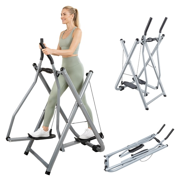 Farfi Air Walker Exercise Machine for Home, Gym, Foldable Elliptical Glider, Low Impact Aerobic Stepper, 330 LBS Capacity, Full Body Cardio Fitness Equipment for Arm, Leg