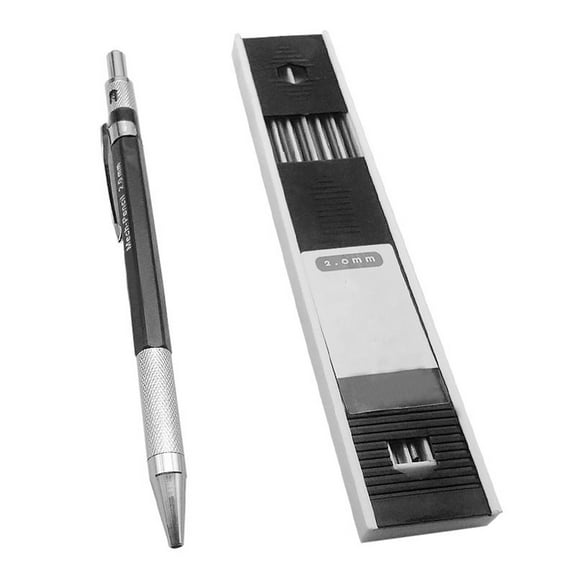 Farfi Automatic Drafting Mechanical Drafting Pencil with 12 Leads 2mm Lead Holder