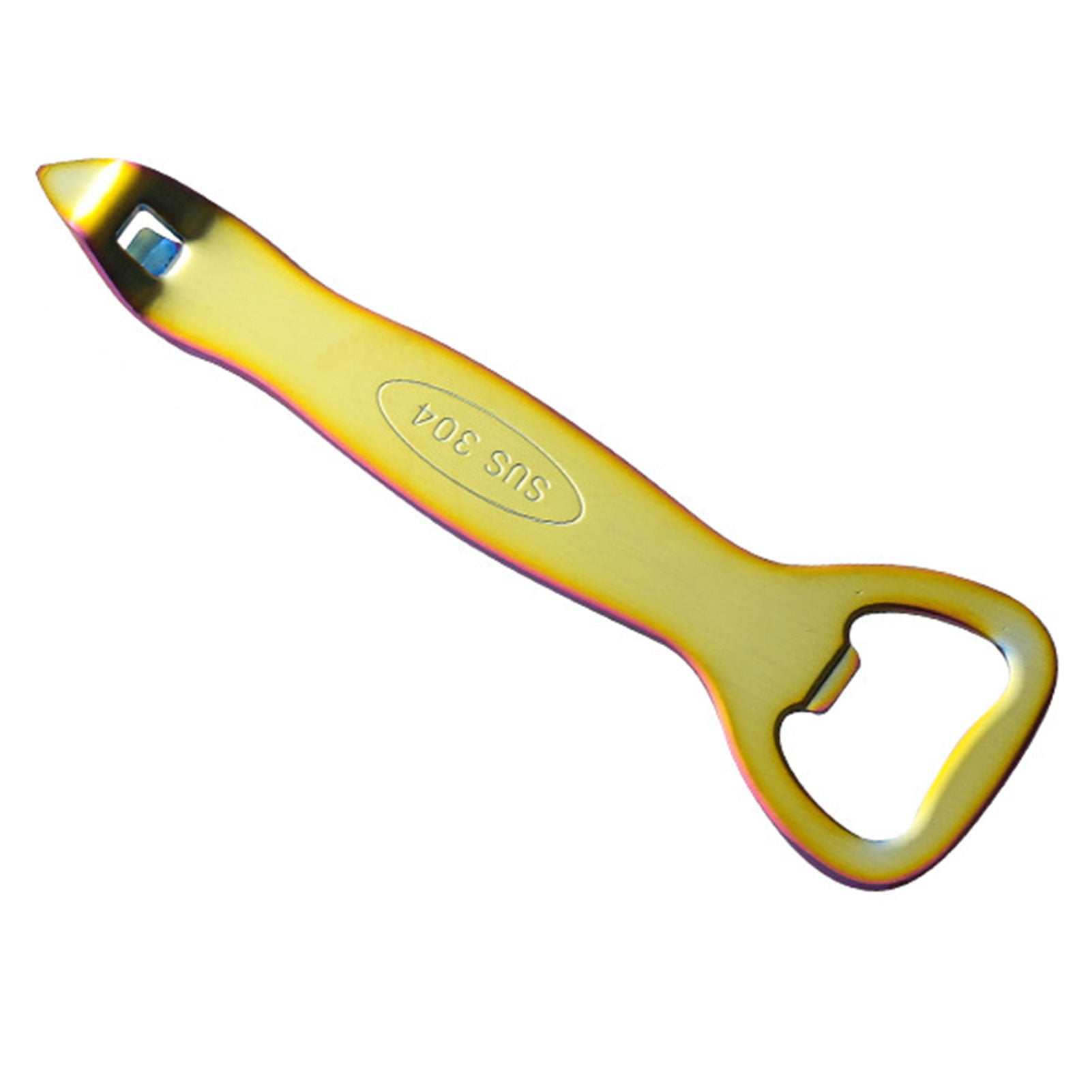 Farfi Bottle Opener Portable Double Head Labor-saving Stainless