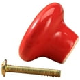 thumbnail image 1 of Farfi Cabinet Knob Practical Colorful Candy Colors Cute Pulls Knob for Drawer (Red), 1 of 13
