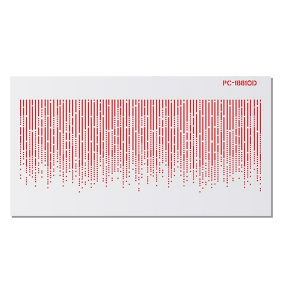Farfi Cake Stencil Dotted Line Pattern Ornamental PET Cake Boder Spray Template Cake Decorating Tools (Type 1)