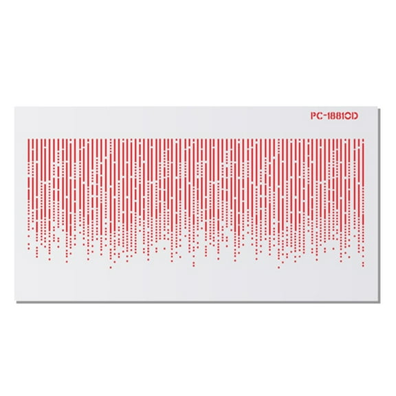 Farfi Cake Stencil Dotted Line Pattern Ornamental PET Cake Boder Spray Template Cake Decorating Tools (Type 1)