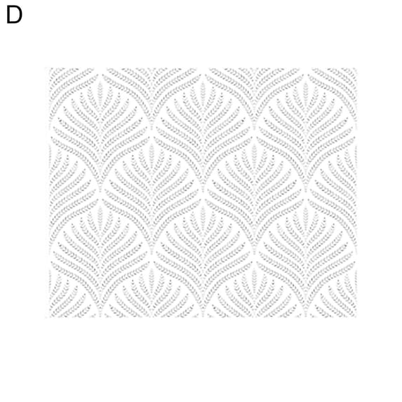 Farfi Cake Stencil Grain Pattern Non-Stick PET Decorating Bread Cupcake Cutting Die for Bakery (Type D)