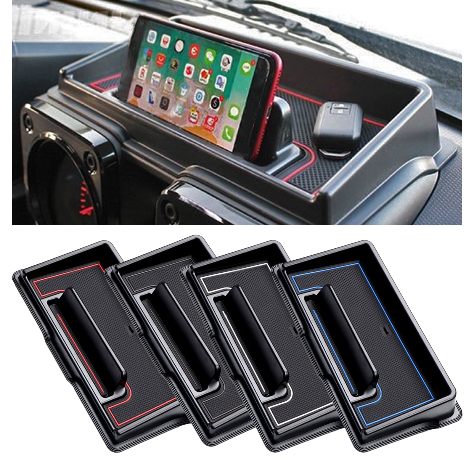 Farfi Car Interior Center Consoles Dashboard Storage Box for