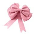 thumbnail image 1 of Farfi Christmas Big Bow Decoration Wedding Large Bow Ornament for Holiday Tree Wreath Porch Window Door Decor (Pink ,50cm), 1 of 13