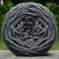 thumbnail image 1 of Farfi DIY Soft Scarf Sweater Towel Thick Yarn Ball Hand Knitting Crochet Craft Gift (Dark Gray), 1 of 13