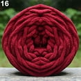 thumbnail image 1 of Farfi DIY Soft Scarf Sweater Towel Thick Yarn Ball Hand Knitting Crochet Craft Gift (Wine Red), 1 of 13