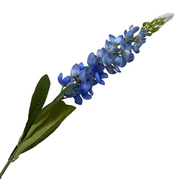 Farfi Decorative Fake Flower Vivid UV-resistant Table Centerpiece Simulation Flower Home Decor (Dark Blue)
