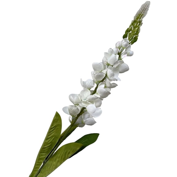 Farfi Decorative Fake Flower Vivid UV-resistant Table Centerpiece Simulation Flower Home Decor (White)