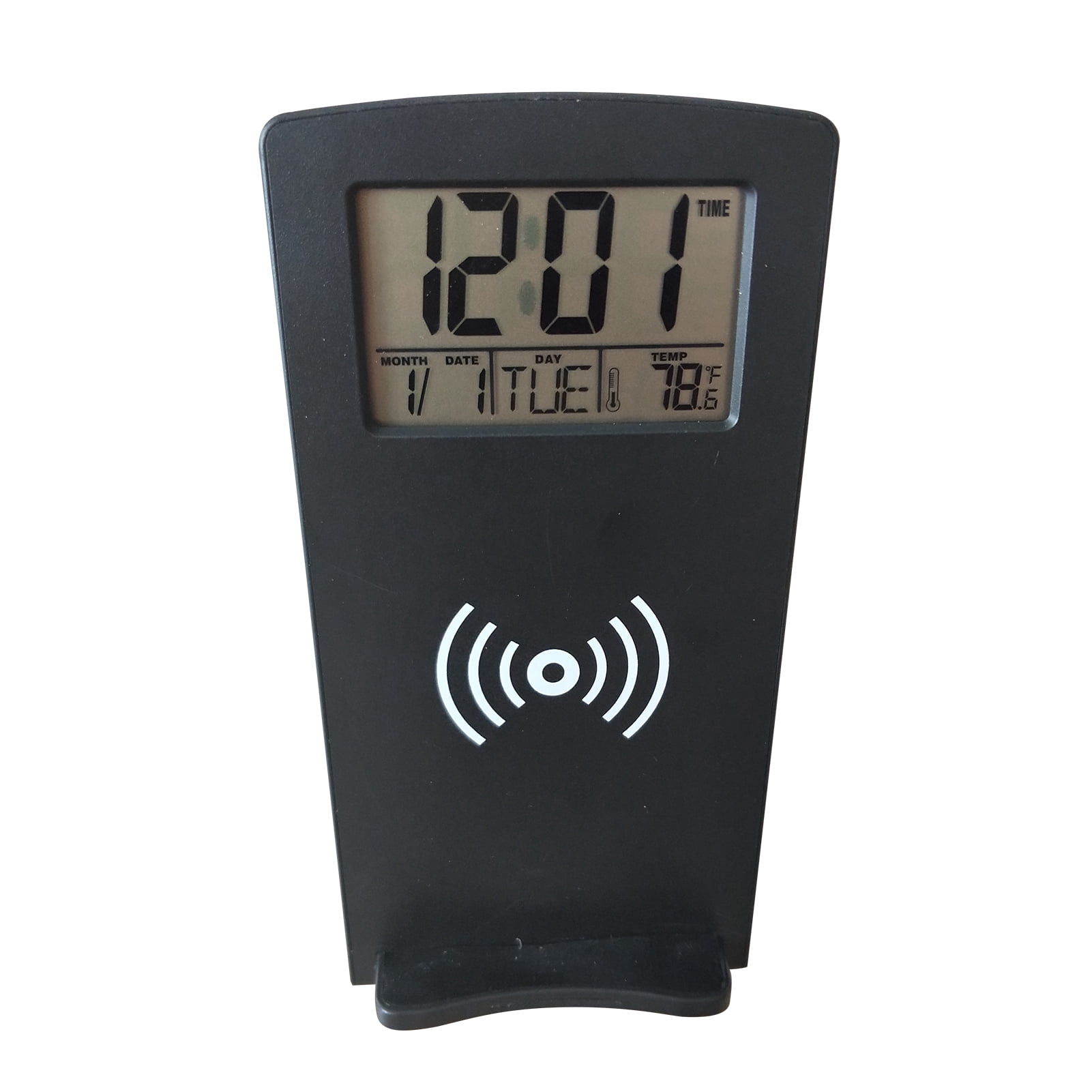 Time Clock Computer Stand Farfi Desktop Wireless Charging Stand Mobile Phone Holder Time ...
