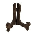 thumbnail image 1 of Farfi Display Rack Curved Design Handmade Foldable Wooden Easel Plate Tea Cake Dish Display Stand Home Decor for Cafe (Ebony,M), 1 of 13
