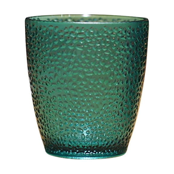 Farfi Drinking Cup Heat Resistant Reusable Thickened Acrylic Polka Dot Bar Restaurant Water Cup for Home (Cyan,S)
