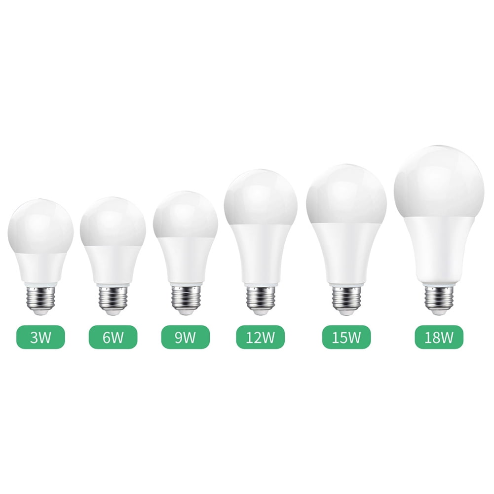 Farfi E27/B22 3/6/9/12/18W Energy Saving High Brightness LED Ball Bulb Light Lamp (Bulb Type:E27,18W)