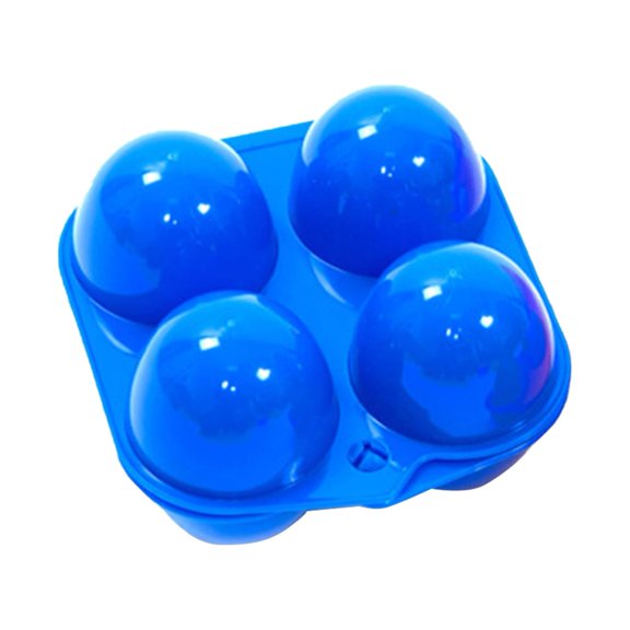 Farfi Egg Box Shockproof Kitchen Gadget PP Picnic Egg Storage Container for Home (4 Grid)