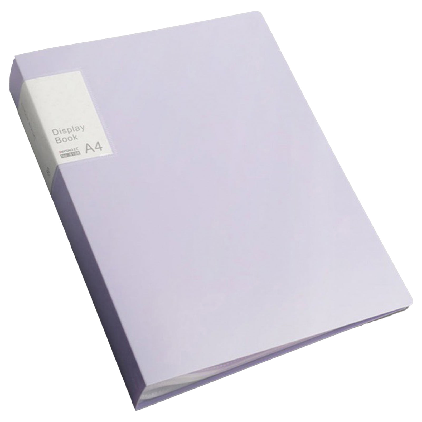 Farfi File Folder Double-sided High-Transparency Inner Pockets  Multifunctional Sheet Protector with Plastic Sleeves A4 Paper Binder  Portfolio Organizer Office Supplies (Light Purple Type D) 