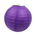 thumbnail image 1 of Farfi Folding Chinese Lantern Blank Children DIY Painting Hanging Festival Decor (Dark Purple,15cm), 1 of 13