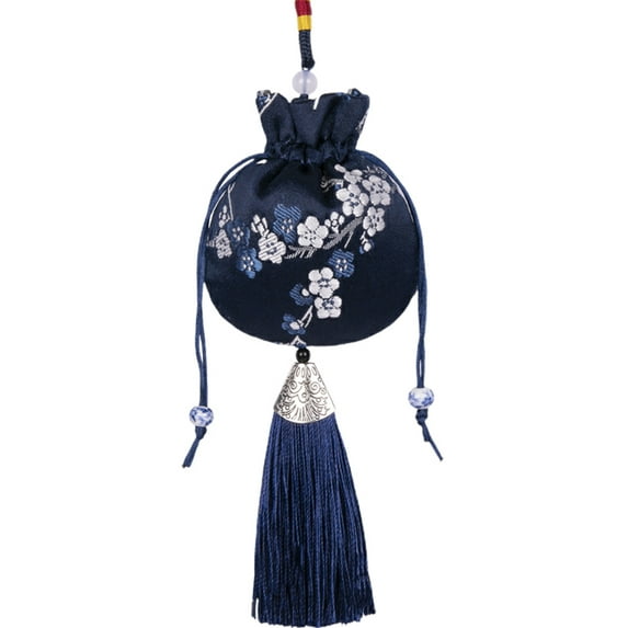 Farfi Fragrant Delicate Sachet Hanging Decor Cloth Elegant Embroidery Sachet Hanging Widget for Car Inner (Type I)