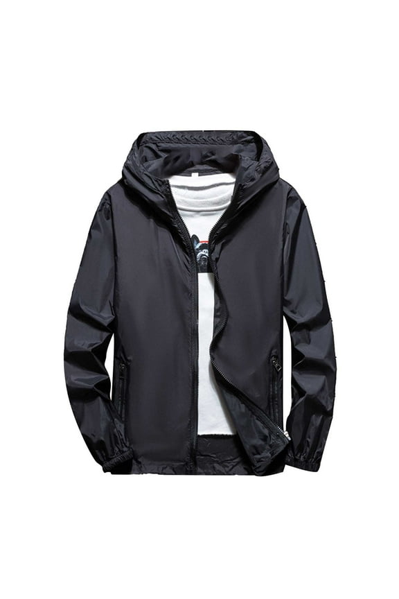 Men's Casual Jackets Lightweight Breathable Outdoor Skin Jacket for Couples