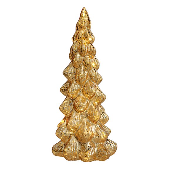 Farfi Glitter Christmas Tree Table Lamp LED Light-Up Decoration with Star Topper Festive Centerpiece for Home & Office Decor(Type D)