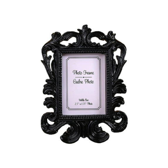 Farfi Hollow Design Oval/Rectangle Photo Frame Picture Holder Wedding Home Decor Gift (Type E)